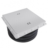 400’lük Koruge Borular için Plastik Geçmeli Kapak – Çerçeveli 400 mm Koruge Boru Kapağı