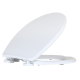 Estetiğiyle Banyonuza Işık Katan Oval Plastik Parlak Beyaz Klozet Kapağı - Kolay ve Gezer Montaj Vidalı - TXK4258652001 - Luxwares Kapak