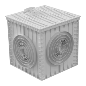 Plastik Izgaralı Kapaklı Rögar Kutusu