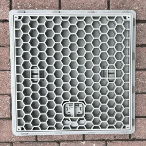 55x55 Plastik Rögar Kapağı (Çerçeve ve Kapak Seti)