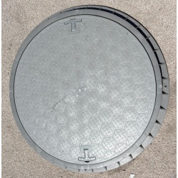 800 mm Rögar Kapağı | Plastik Yuvarlak Çerçeve Ve El Tutamaklı Kapak 