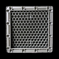 70x70 Plastik Rögar Kapağı – Kare Çerçeveli, El Tutamaklı 