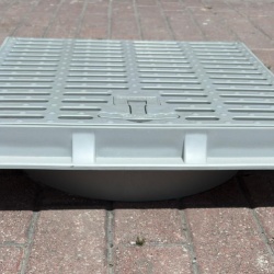 500 MM KORUGE BORU UYUMLU ÇERÇEVE + IZGARALI KAPAK 