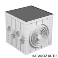 Plastik Rögar 50x50 | Plastik Kutu ( Kapaksız )