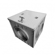 55x55 Rögar Kutusu – Plastik Düz Kapaklı  Menhol - Luxwares