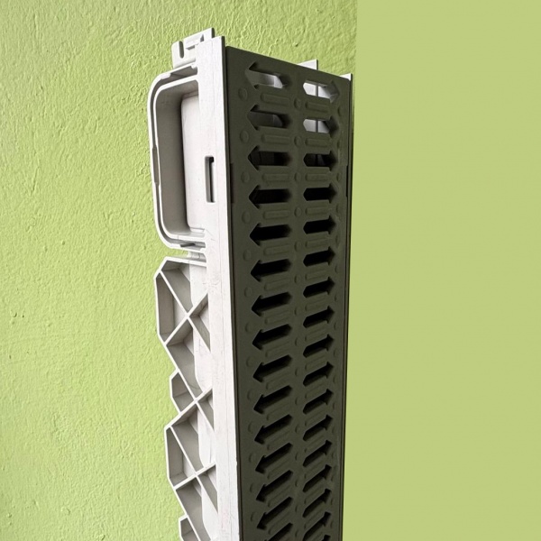 120x90x1000 mm Plastik Izgaralı Drenaj Kanalı | Yağmur Suyu ve Havuz Kenarı Oluğu - Luxwares Rögar Kapak & Kutu & Drenaj Kanalları