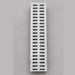 120x90x500 mm Plastik Izgaralı Drenaj Kanalı | Yağmur Suyu ve Havuz Kenarı Oluğu