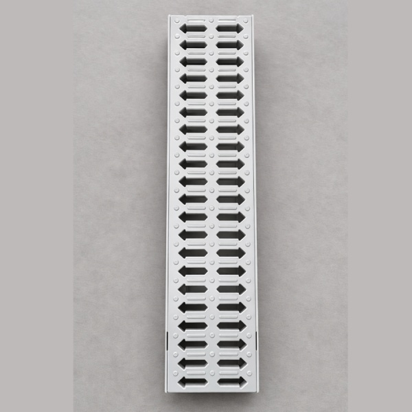 120x90x500 mm Plastik Izgaralı Drenaj Kanalı | Yağmur Suyu ve Havuz Kenarı Oluğu - Luxwares Rögar Kapak & Kutu & Drenaj Kanalları