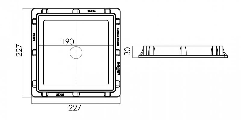 Plastik Rögar Kapak Fiyatı | Çerçeve Ölçüleri