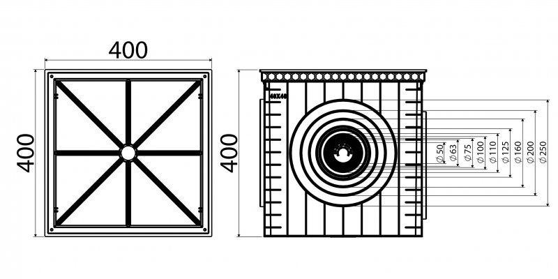 Plastik Rögar 40x40 Kutusu Fiyatı | Menhol Ölçü Girişleri