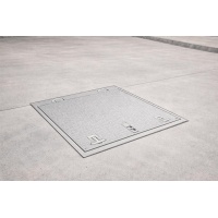 70x80 Menteşeli Plastik Dikdörtgen Rögar Kapağı – Kulplu Kilitli, 700x800 mm Yer Suyu Kanal Kapak