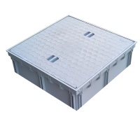 50×50 Menhol Rögar Kutusu Yükseltme Aparatı – 15 cm Yükseltici Çerçeve + Plastik Kapağı