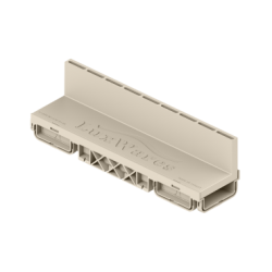 130x60x500 H85 mm Fuga Drenaj Kanalı + Izgara – Gizli ve Gömme, Yağmur Suyu ve Havuz Kenarı Oluğu