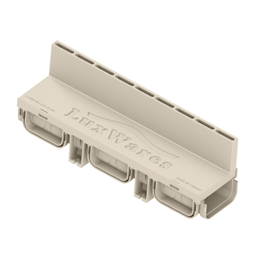 130x95x500 H85 mm Fuga Drenaj Kanalı + Izgara – Gizli ve Gömme, Yağmur Suyu, Havuz ve Peyzaj Kenarı Drenaj Kanalı - TF632880GA - Luxwares