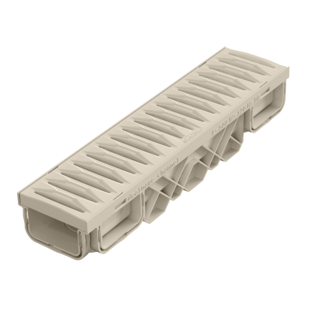 150x100x500 mm Plastik Izgaralı Drenaj Kanalı | 15×10×50 cm Yağmur Suyu, Yüzey ve Havuz Kenarı Drenaj Kanalı - T6251SL5150500 - Luxwares