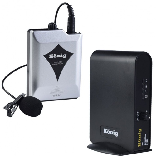 KÖNİG UHF Kablosuz Yaka Mikrofonu K-301 Y KÖNİG UHF Kablosuz Yaka Mikrofonu K-301 Y - König
