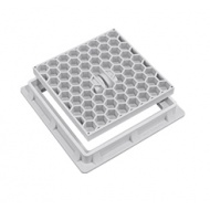 50x50 Plastik Rögar Kapağı – Kare Çerçeveli Kapak