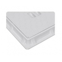 20x20 Rögar Menhol Kapağı – Sert Plastik Dayanıklı Çerçeveli Kare Kapak