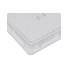 20x20 Rögar Menhol Kapağı – Sert Plastik Dayanıklı Çerçeveli Kare Kapak