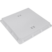 50x50 Plastik Rögar Kapağı – Kare Çerçeveli Kapak