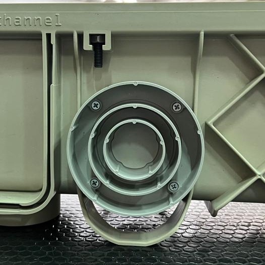 130x200x1000 mm Plastik Izgaralı Drenaj Kanalı | Yağmur Suyu ve Havuz Kenarı Oluğu - Luxwares Rögar Kapak & Kutu & Drenaj Kanalları