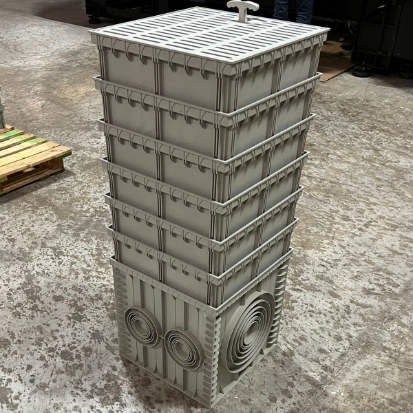 50x50 Menhol Rögar Kutusu Yükseltme Aparatı - 15 cm Yükseltici Çerçeve - 48CM X 48CM - TSY55215050 - Luxwares