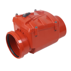 160 mm Terazili Kilitli Paslanmaz Çelik Klapeli Atık Su Çekvalf 