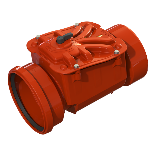 200 mm Terazili Kilitli Paslanmaz Çelik Klapeli Atık Su Çekvalf – Endüstriyel Tip-Torun Plastik - Luxwares