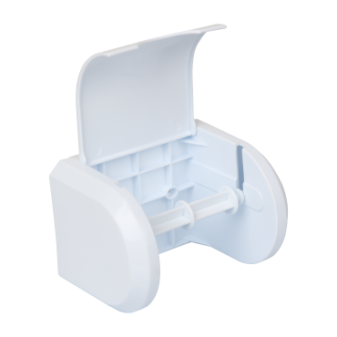 Kapaklı Tuvalet Kağıtlığı - Wc Kağıtlık  Rulo Takma Duvar Aparatı-Luxwares