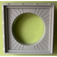 300 lük Koruge Boru Kapaksız Tek Çerçeve - Plastik 300'lük (300mm) koruge borular için.