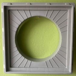 300 lük Koruge Boru Kapaksız Tek Çerçeve - Plastik 300'lük (300mm) koruge borular için.