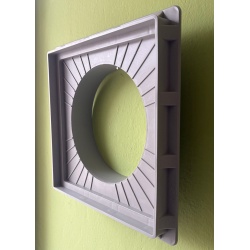 300 lük Koruge Boru Kapaksız Tek Çerçeve - Plastik 300'lük (300mm) koruge borular için.