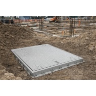 90x100 Kilitli Menteşeli Rögar Kapağı – 900x1000 mm Luxwares El Tutamaklı Kapak