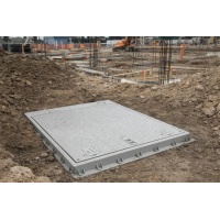 90x100 Kilitli Menteşeli Rögar Kapağı – 900x1000 mm Luxwares El Tutamaklı Kapak