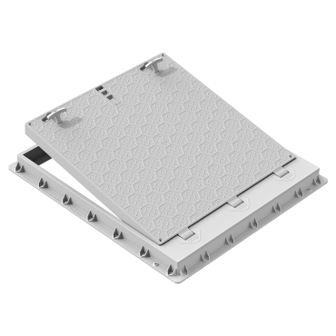 800 mm Çapında Rögar Kapağı – Çerçeveli, Geçmeli Kilitli Menteşeli Kapak-Luxwares