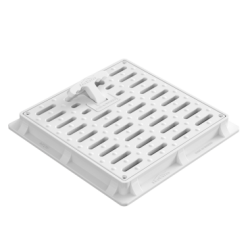 30x30 Izgaralı Rögar Kapağı - El tutamaklı menhol plastik kapak modeli