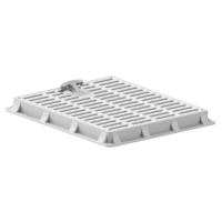 50x50 Izgaralı Rögar Kapağı - El tutamaklı menhol plastik kapak modeli