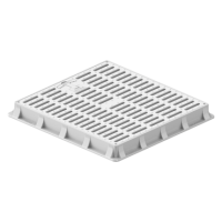 55x55 Izgaralı Rögar Kapağı - El tutamaklı menhol plastik kapak modeli