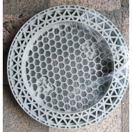 400 mm El Tutamaklı Daire Rögar Kapağı – Çerçeveli Yuvarlak/Oval Plastik Menhol Kapak