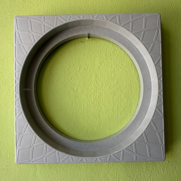 400mm Kare El Tutamaklı Plastik Rögar Menhol Kapak ve Kare Çerçeveli yuvarlak oval menhol kapağı-Luxwares