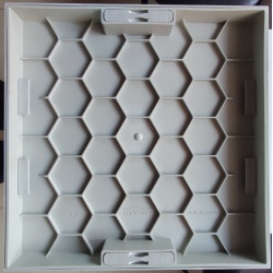 Gömme Rögar Kapağı - Seramik - Fayans Ve Mermer Zeminlerde  Gizli Çerçeve Kapak 55 x 55 - ÇİFT KULPLU