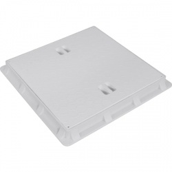 50x50 Plastik Rögar Kapağı – Kare Çerçeveli Kapak