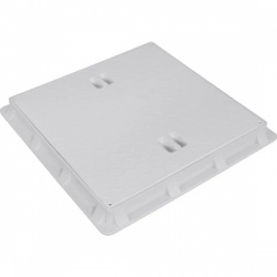 55x55 Plastik Rögar Kapağı – Kare Çerçeveli Kapak