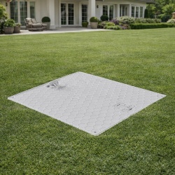 60x60 Plastik Rögar Kapağı – Kare Çerçeveli, El Tutamaklı 