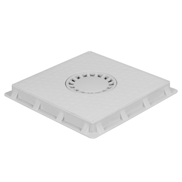 40X40 SÜZGEÇLİ PLASTİK RÖGAR MENHOL KAPAK + ÇERÇEVE-Luxwares