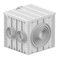 50x50 Plastik Rögar Kutusu – Kulplu Izgara Menhol Kapaklı, 48 cm x 48 cm Dayanıklı Model