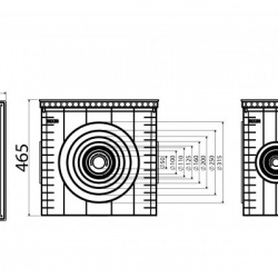 50x50 Plastik Rögar Kutusu – Kulplu Izgara Menhol Kapaklı, 48 cm x 48 cm Dayanıklı Model