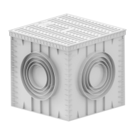 55x55 Plastik Rögar Kutusu – Kulplu Menhol Kapaklı Izgara Model