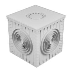 40x40 Süzgeçli Plastik Rögar Kutusu – Menhol Rögar Kutu Modeli