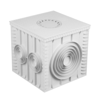 50x50 Süzgeçli Plastik Rögar Kutusu – Menhol Rögar Kutu Modeli